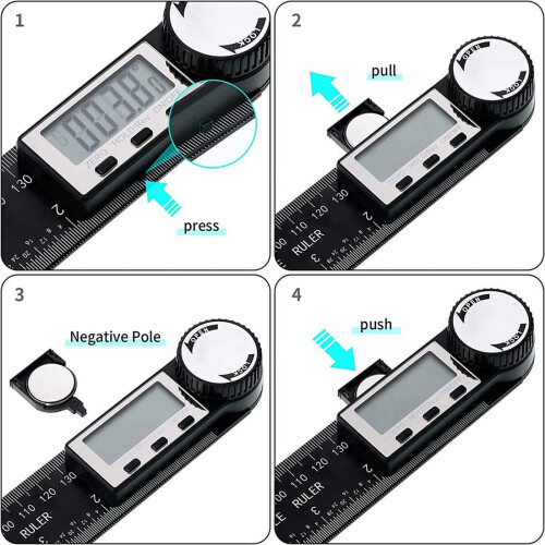 Digital Angle Finder Protractor with LCD Display 2 pcs 2