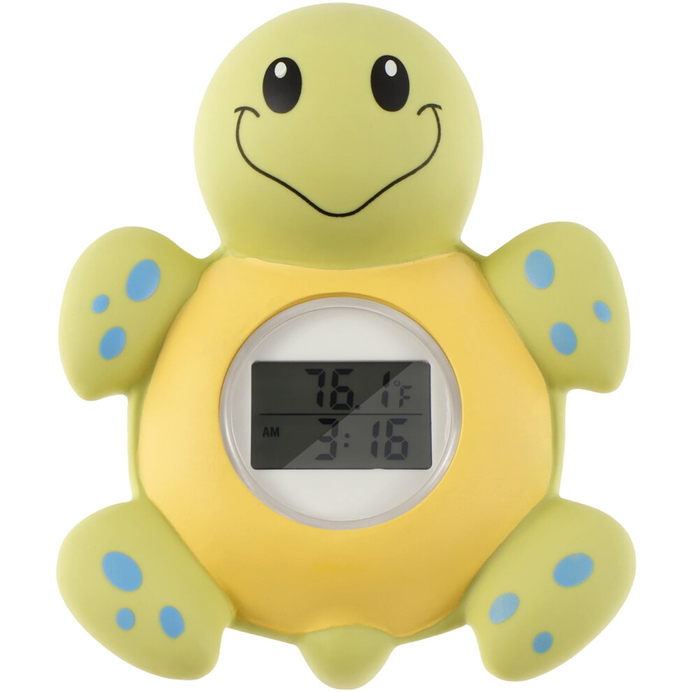 Ghojet baby bath thermometer with turtle toy, Fahrenheit
