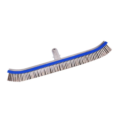Zwembadwandborstel, staaldraad, 18 inch 1