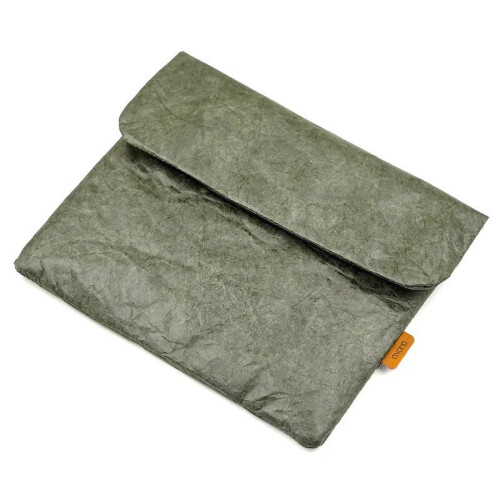 Couverture de bloc-notes vintage Tyvek 10,2 pouces verte 2