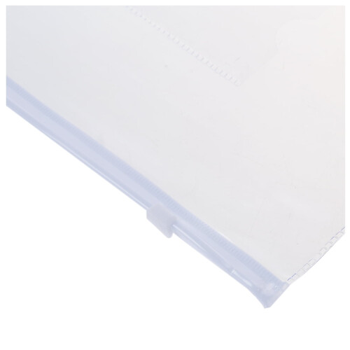 White A5 slider zip folder bags 20 pcs 1