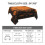 Halloween pumpkin tablecloth white square 7