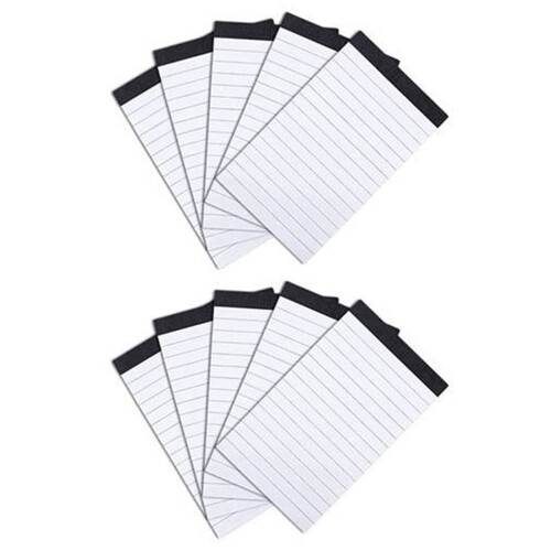 Handwriting Line Notebook A7 Mini Pocket Refill 10 Pcs