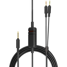 Portable headphone cable for Beyerdynamic MMX300 black