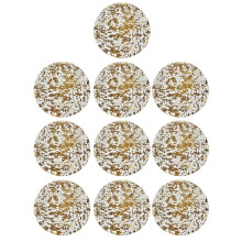 Metallic Gold Placemat Non-Slip Heat-Resistant 10 or 20 pcs