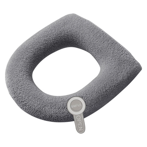 Round Toilet Seat Cushion U-Shaped with Handle 1 Pack