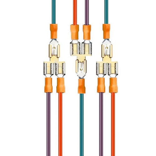 Conector de pá duplo Leke de 2 vias 2