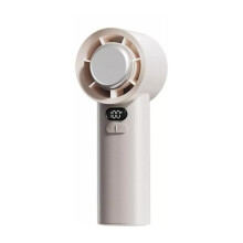 (white) Voior Turbofrost Handheld Mini Fan, 2024 New Portable Fan With Speeds Adjustable