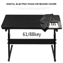 Piano Keyboard Dust Cover for 61-88 Keys Black