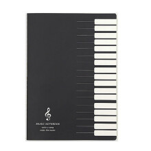 Music Notes Notebook Staff Tab Stave 5 Lines