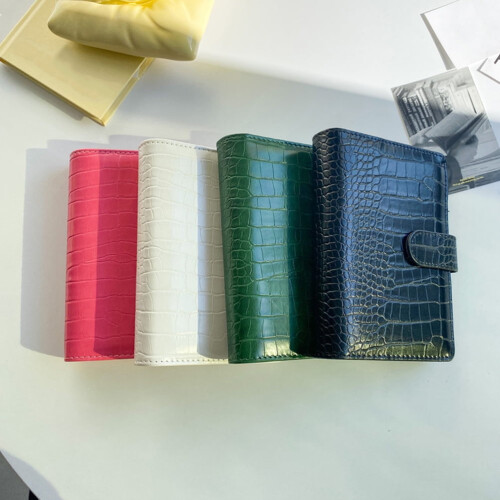 Leifggao A6 loose leaf notebook cover crocodile textured 2