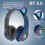Παιδικά ακουστικά Bluetooth5.0 με μικρόφωνο, μπλε χρώμα 6