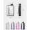 380ml vierkante draagbare waterfles A5 plat 5