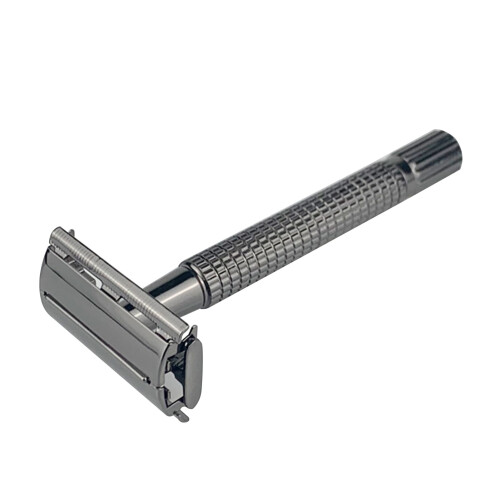 Gecheer men's traditional beard razor long handle 1 piece