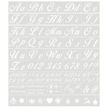 Gecheer 可水洗字母模板套装 45片