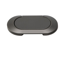 Cabinet Knob Zinc Alloy Dark Grey 1 Pack