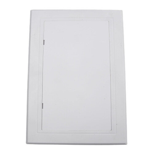 ABS inspection port with hinge and push-type mechanism