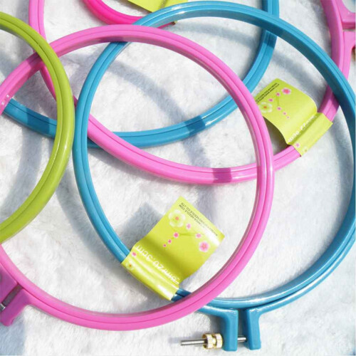 Embroidery Hoop Plastic Adjustable 3 Inches 1pc 1