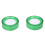 Green Plastic Sponge Finger for Cashier 7cm 4 Pcs 2