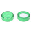 Green Plastic Sponge Finger for Cashier 7cm 4 Pcs 3