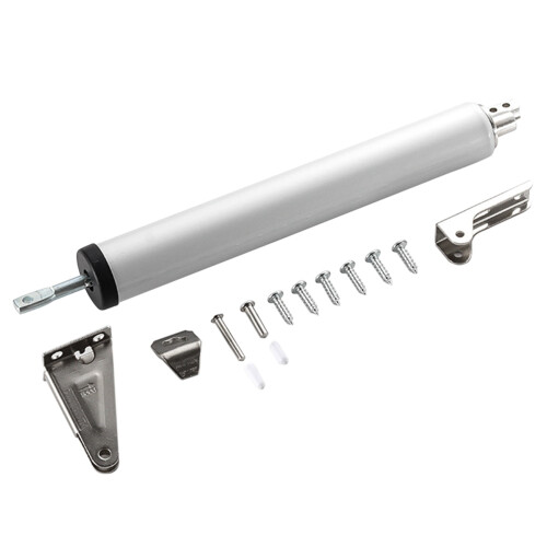 Door Closer Silent Pneumatic Hydraulic Buffer Silver