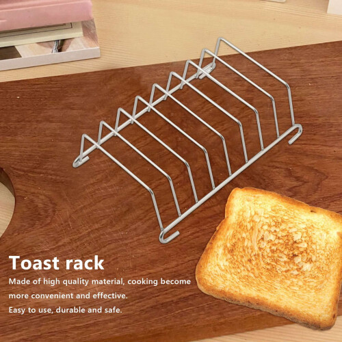 Toast Bread Rack Holder 8-Slice Cooling Grid 1