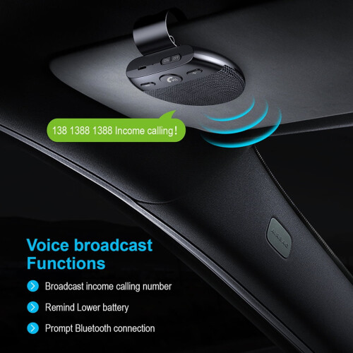 Draadloze autospeakerphone V5.0 handsfree kit 2