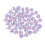 Polymer Clay Rhinestones Light Pink AB Heart 50pcs 1