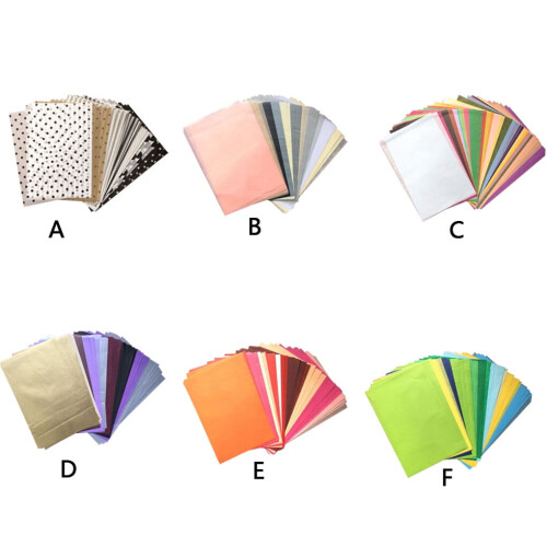 A5retro mehrfarbiges Kirschblüten-Geschenkpapier 2