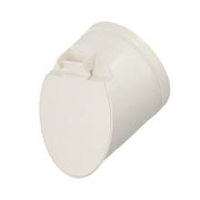 PVC floor drain with auto-closing displacement valve 110mm