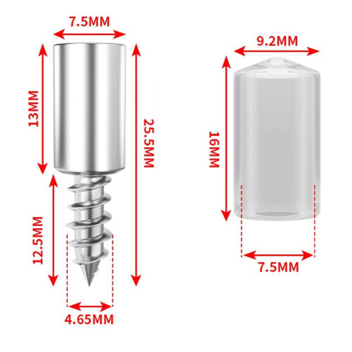 Self-tapping screws for cabinet brackets 20 pcs