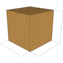 Corrugated Moving Boxes 32 ECT 14x14x14 (Pack of 5)