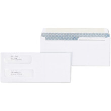 Gummed Double-Window Security-Tint Envelopes 500 per Box