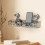 Βεντούζα ντους Leodye Caddy Γκρι Glacier Pattern1Pack 2