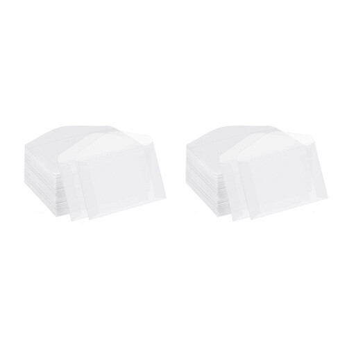 Blank Translucent Envelopes Set 100 pcs