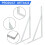 Support mural réglable pour étagère triangulaire Leke 2