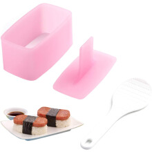 Musubi Maker Press with Rice Paddle 2 Pack Pink