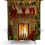 Christmas shower curtain polyester 72x72 inches 3