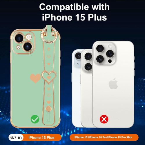 iPhone15Pro Max case with wrist strap and2screen 2