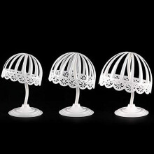 Baby mannequin head model for hats and wigs 3 sets