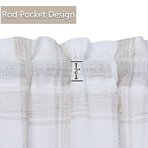 Green buffalo plaid kitchen curtains set of 2 1