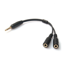 Qianheqian 3.5mm stereo Y-splitter adapter with mic support