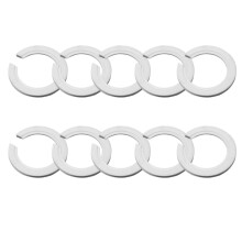 E27 to E14 lampshade retaining ring white 10 pcs