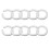 E27 to E14 lampshade retaining ring white 10 pcs 1