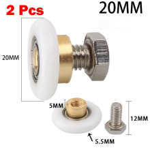 Shower Door Rollers 19mm 23mm 25mm 27mm 2 pcs