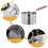 Stainless Steel Frying Basket with Long Handle 20 cm 8