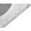 Μάσκα αεραγωγού πλαστική λευκή 200x200x40mm με 3 πτερύγια 5