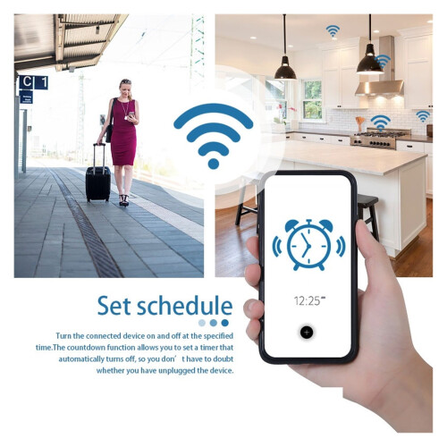 Tuya WLAN-Steckdose 16A/20A mit Energieüberwachung 2