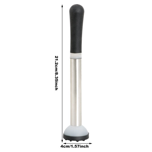 Ανοξείδωτο Swizzle Stick για ανάμειξη και θρυμματισμό πάγου 2