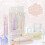 Glitter marker pens fluorescent pastel 4 pcs 6